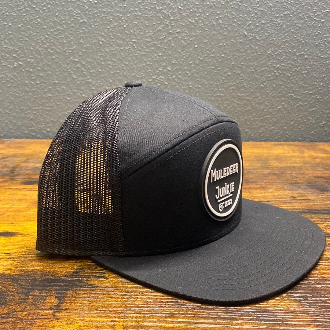 Black M.D.J. PVC Patch Hat