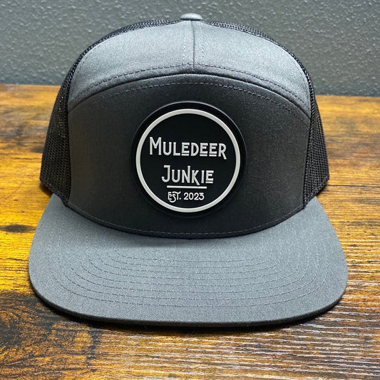 Grey M.D.J. PVC Patch Hat