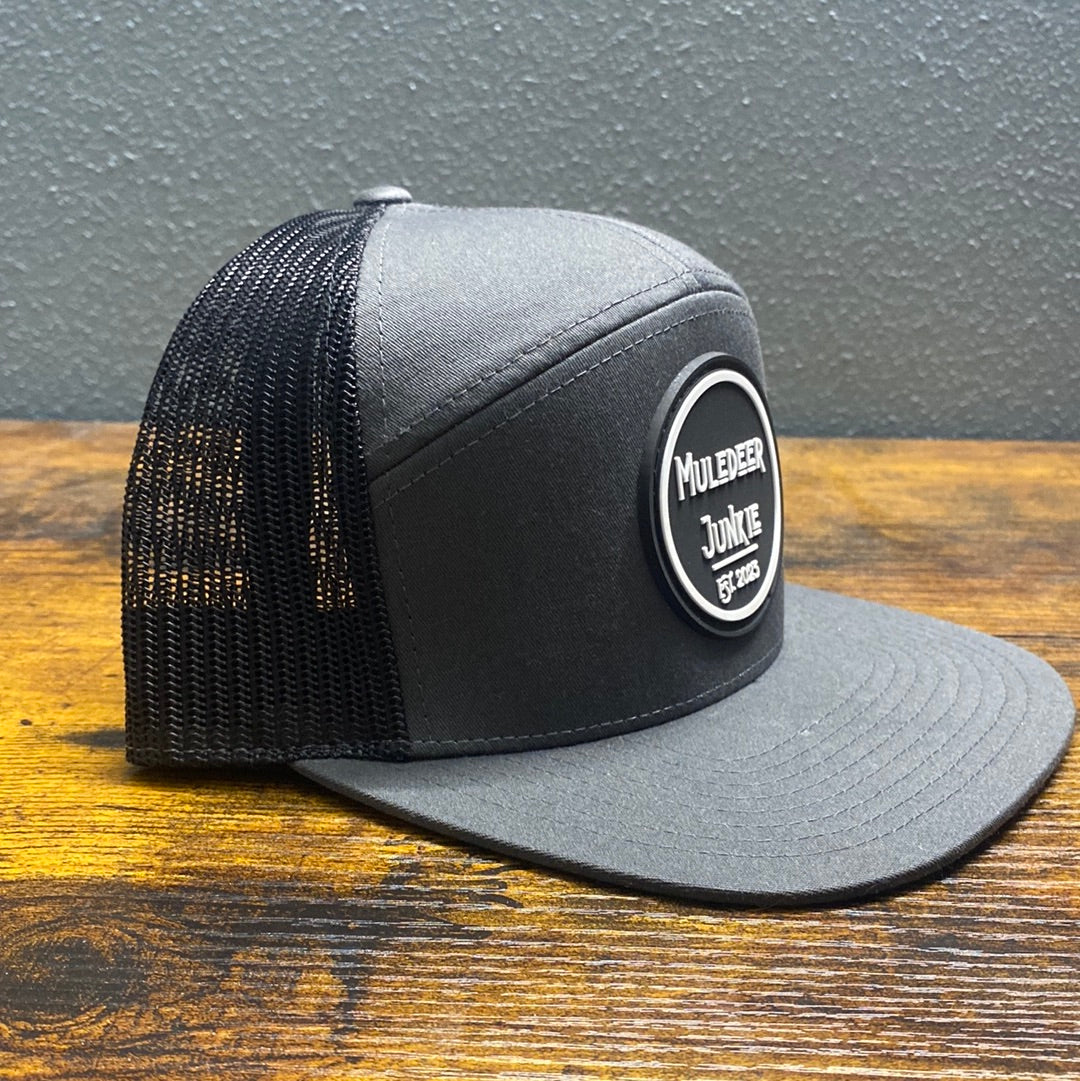 Grey M.D.J. PVC Patch Hat