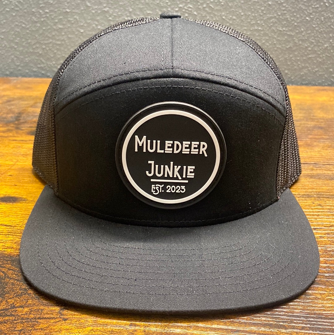 Black M.D.J. PVC Patch Hat