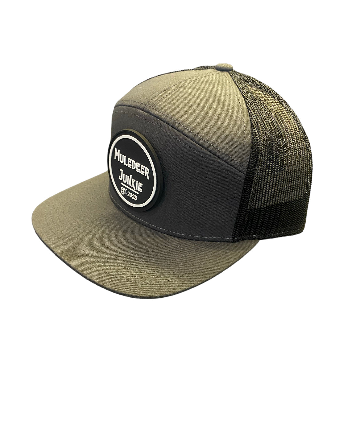 Grey M.D.J. PVC Patch Hat