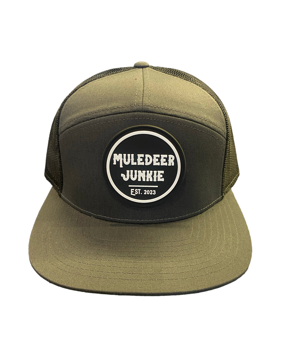 Grey M.D.J. PVC Patch Hat