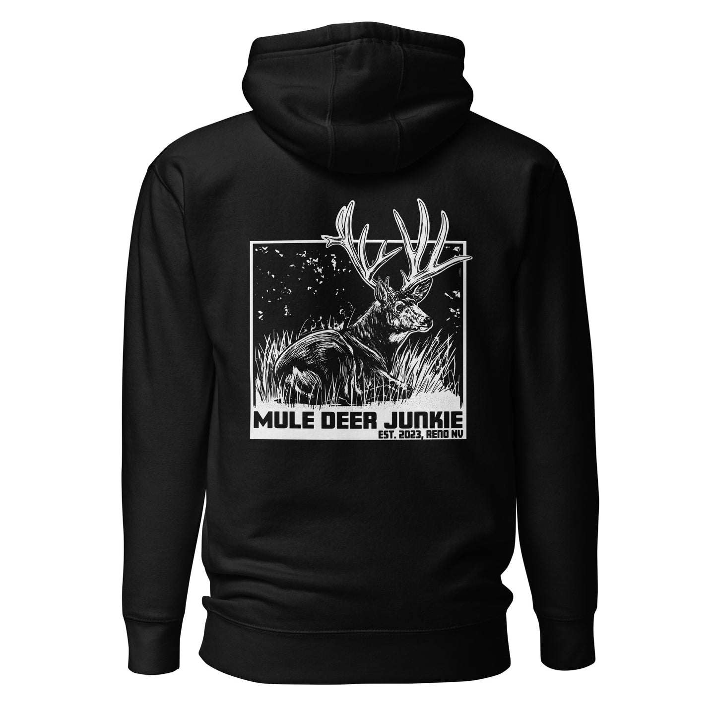 Unisex Bedded Buck Mid Weight Hoodie