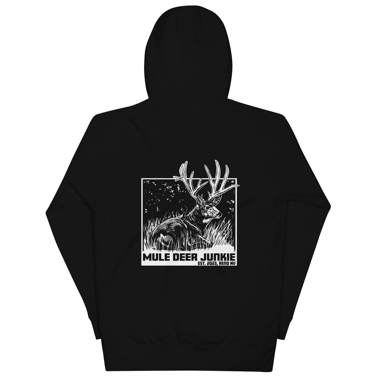 Unisex Bedded Buck Mid Weight Hoodie